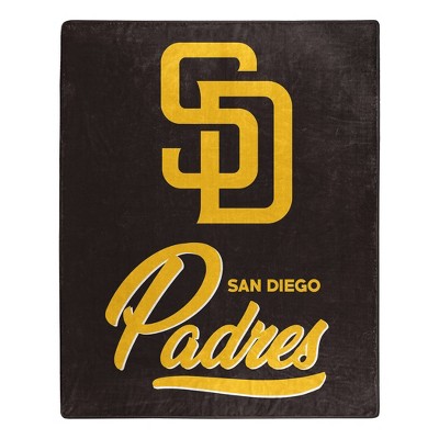 MLB San Diego Padres 50 x 60 Raschel Throw Blanket : Target