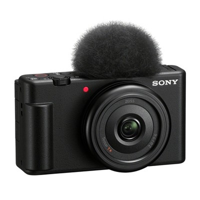 Sony ZV-1F Vlog Camera for Content Creators and Vloggers (Black