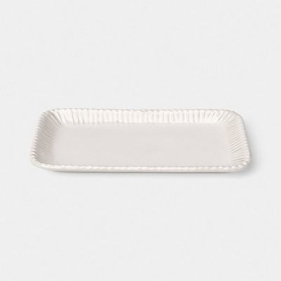 Beaded Ceramic Tray Ivory - Threshold™ : Target