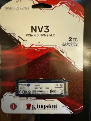 Kingston NV3 M.2 2280 2TB PCIe 4.0 x4 NVMe Internal Solid State