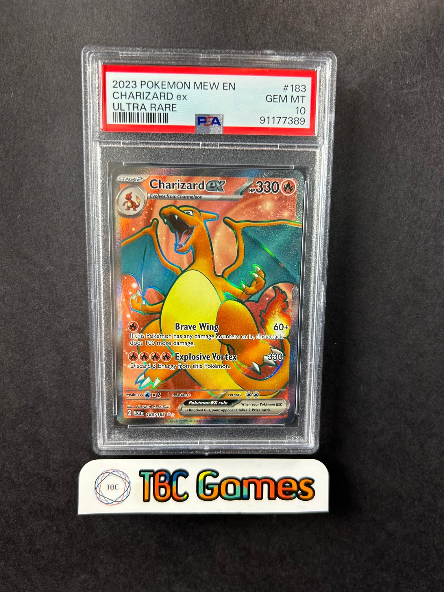 Charizard ex 151 MEW 183/165 PSA 10 – TBC Games