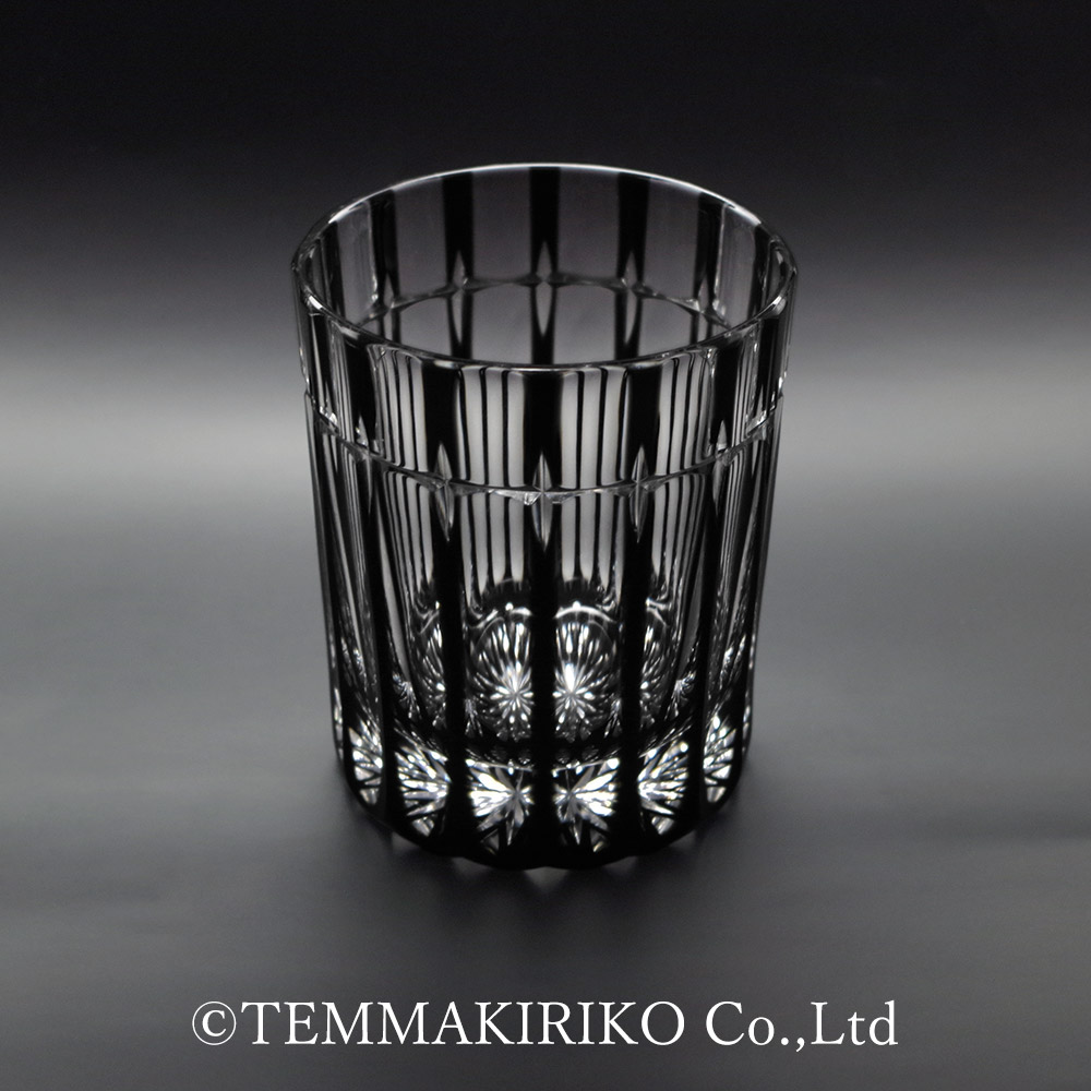 天満切子オンラインショップ / ロックグラス24％ 十字（クロス）