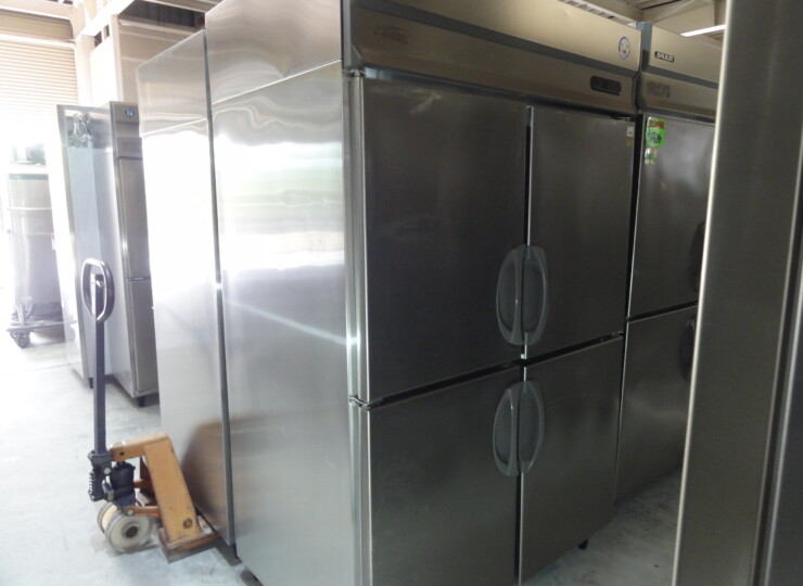 橿原店 フクシマ 縦型4DR冷凍冷蔵庫 3相200V 2018年製 | 奈良の厨房