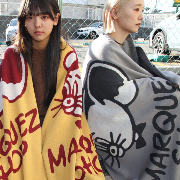 toiro knitwear × MARQUEZ SHOP / MARQUEZ Big-Stole｜ウール100