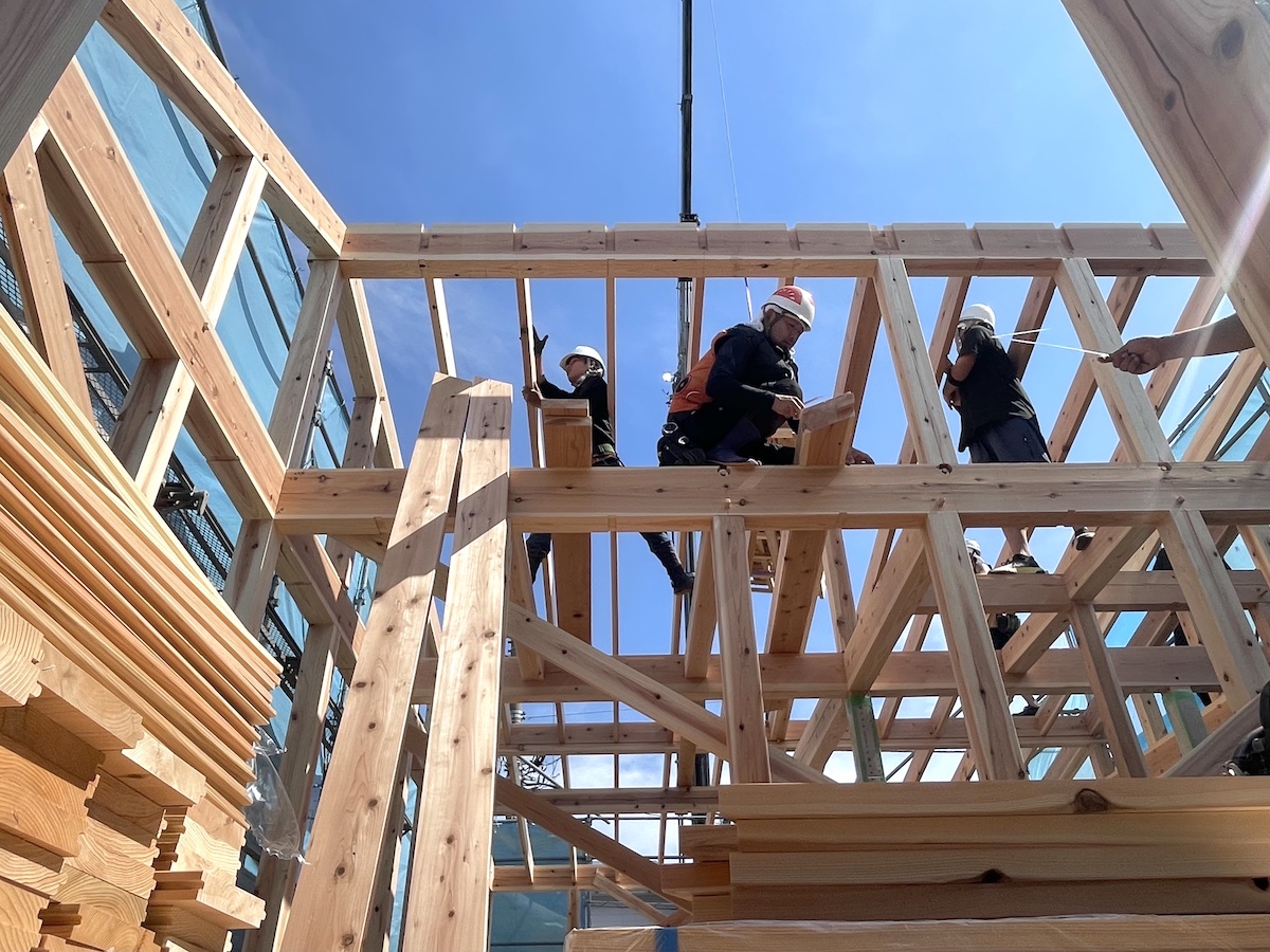 上棟】大工による手刻みの家。町田市で上棟を迎えました | 天然住宅
