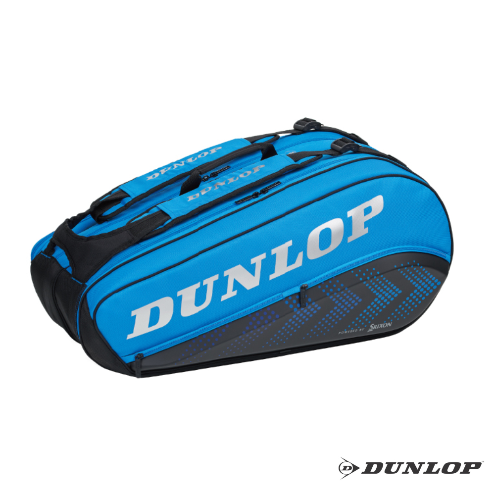 ダンロップ(DUNLOP)ラケットバッグ 8本用 ブラック/ブルー / DTC-2381