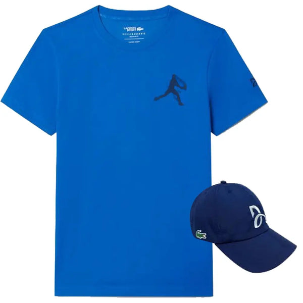 Lacoste x Novak Djokovic Men's T-Shirt & Cap Set TH1044-52-892