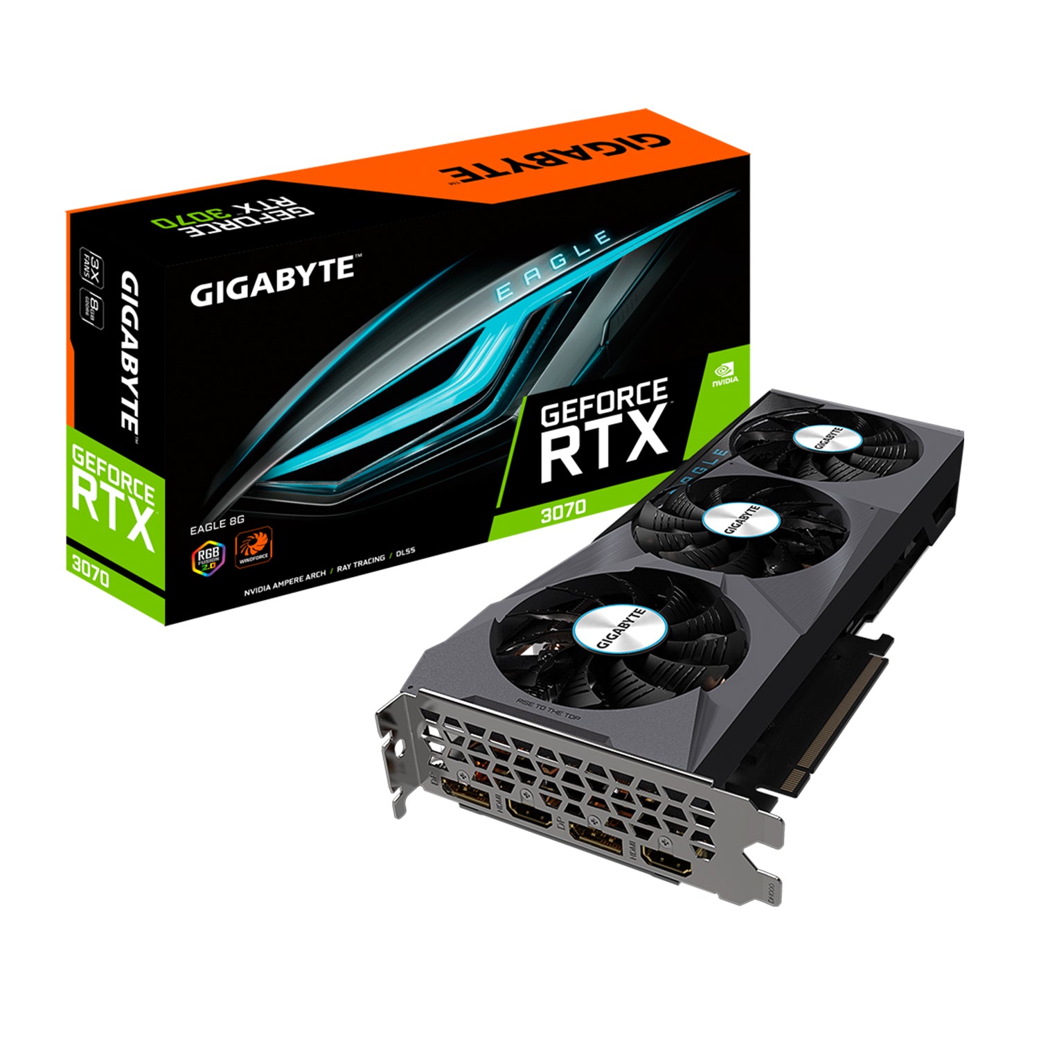 GIGABYTE GeForce RTX 3070 8GB GDDR6 Video Card - PCI Ex