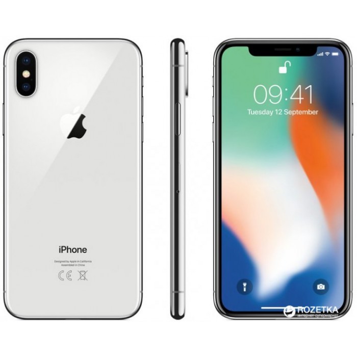 Купити Apple iPhone X 64Gb Silver у Харкові та Україні - Ціна в