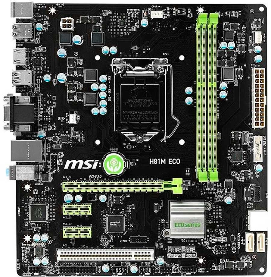 MSI H81M-ECO Motherboard Review