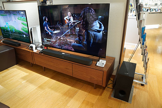 レビュー】新世代のスタンダードサウンドバー『HT-S400』ショールーム