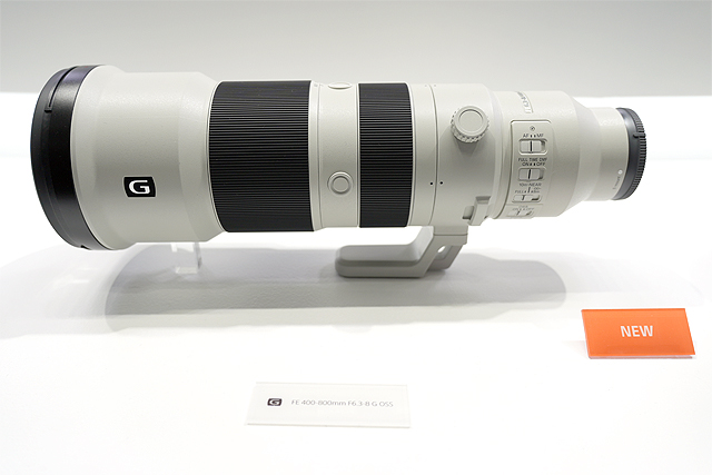 レビュー】『SEL400800G』レンズの実機イベント展示レポート - ソニー