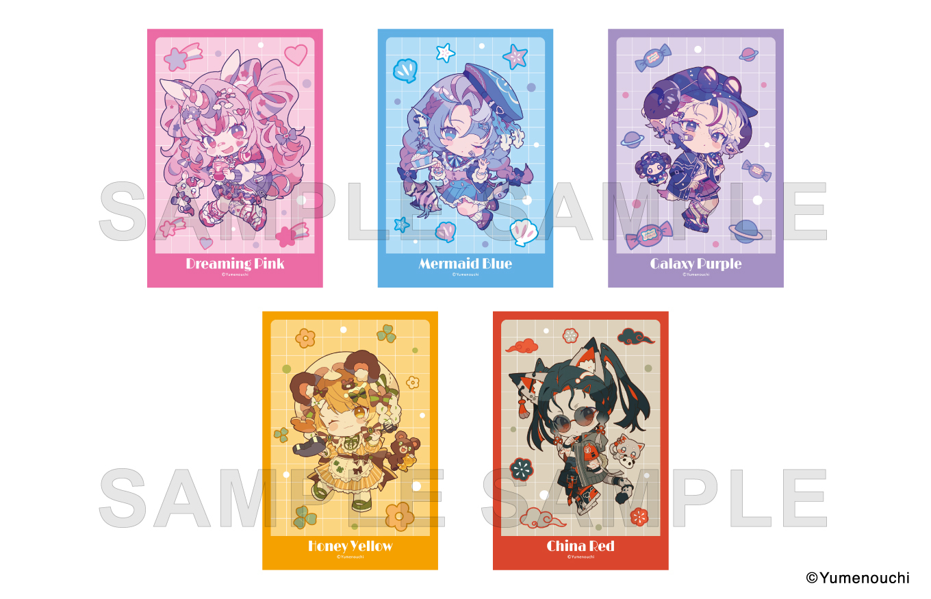 ポストカードセット（ミニキャラ）／YUMETEN sweet factory by