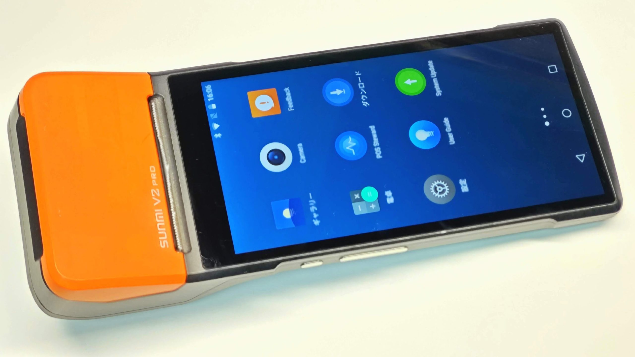 SUNMI V2 PRO」ロール紙の入手・GMS/Google Play有効化、使い方を実機