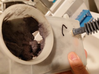 シャープ、ドラム式洗濯機(ES-P110)横浜市保土ヶ谷区で、清掃、乾燥