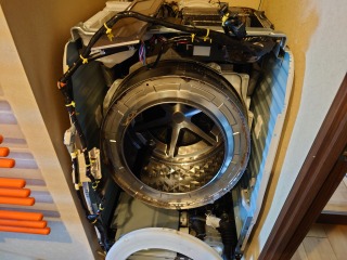 パナソニック、ドラム式洗濯機(NA-VX900A)、横浜市青葉区で乾燥ファン