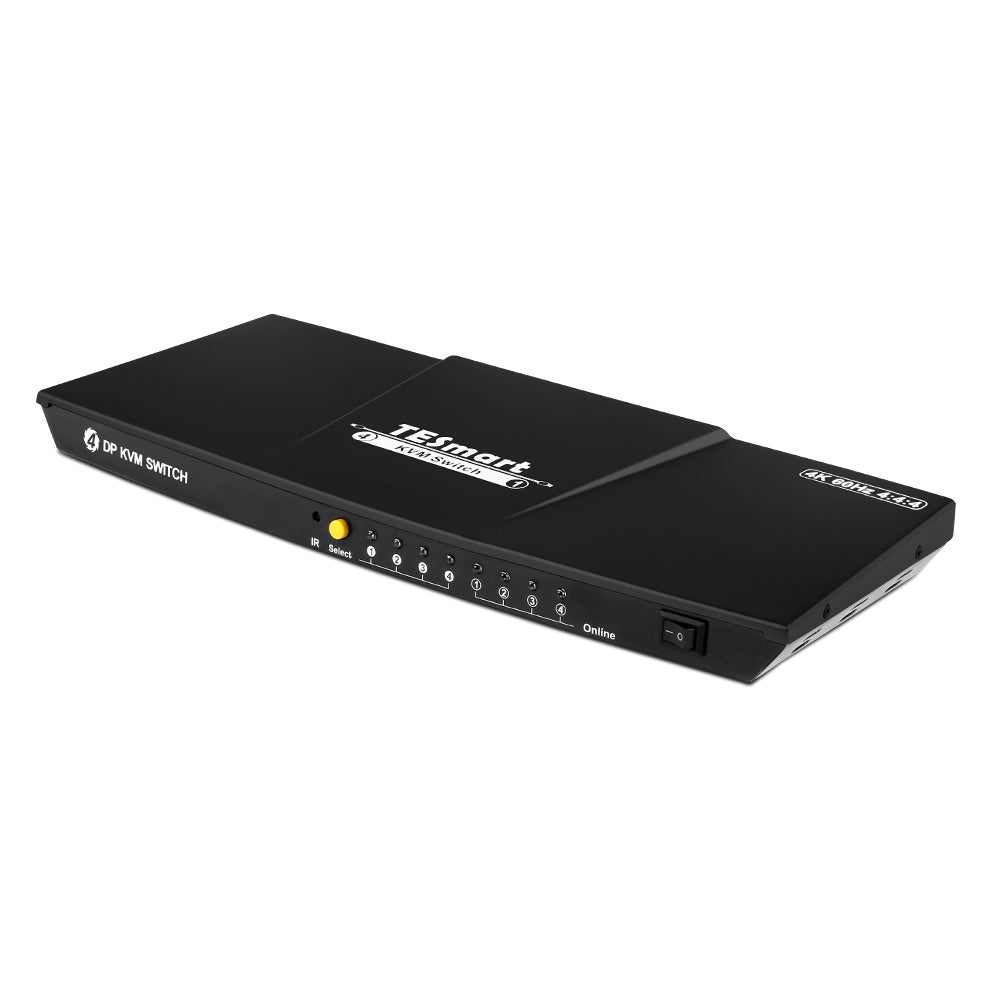KVMスイッチ | 4ポート DP 4K60Hz USBハブ付き - TESmart Japan