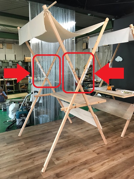 おしゃれな木製屋台（木製テント）を制作いたしました♪ – 株式会社てらす