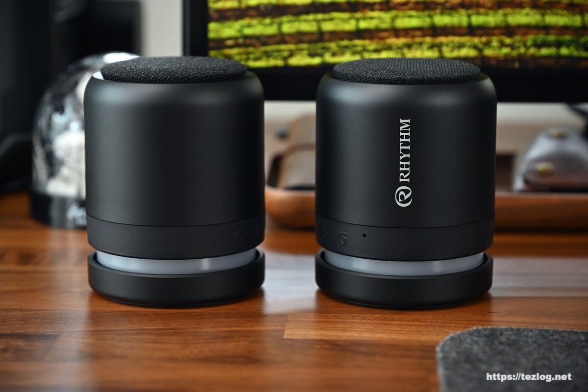 リズム MAGSPEAKER DUO レビュー。2つのスピーカーを自由に配置。防水