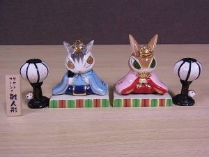 わちふぃーるど ダヤンとマーシィ雛人形を買取させて頂きました ｜たい