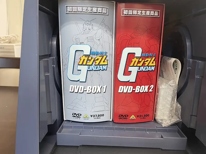 買取実績】DVDボックス「機動戦士ガンダムDVD-BOX RX-78-2ヘッド付限定