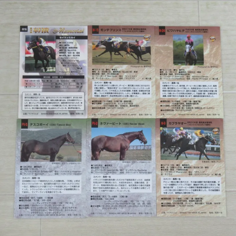 群馬県甘楽町のトレカ買取実績！バンダイ『サラブレッドカード 97