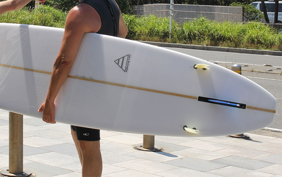 サーフボード ロングボード セミロング | T-stick | 湘南 鵠沼海岸