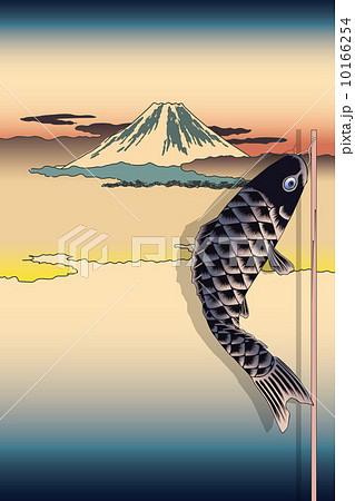 歌川広重 名所江戸百景する賀てふと水道橋駿河台鯉のぼりのイメージ