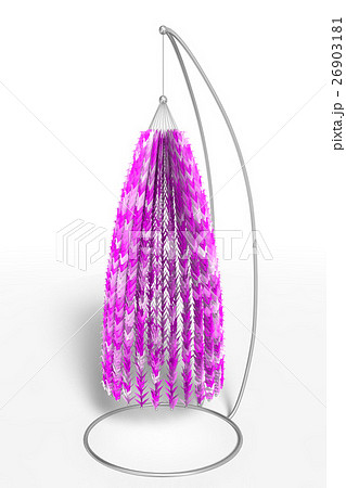 千羽鶴 紫系色のイラスト素材 [26903181] - PIXTA