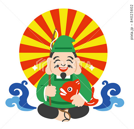 商売繁盛の神様 恵比寿 福の神のイラスト素材 [84025602] - PIXTA