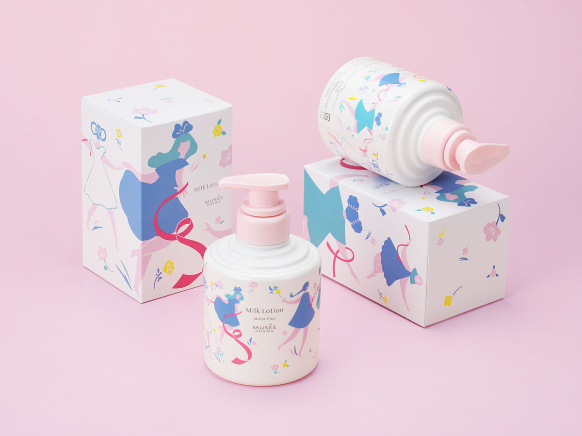 【新品・未使用】ミュゼ　ミルクローション　モイストプラス　3本セット ミルクローション モイストプラス<br>2021年春限定ボトル パッケージ