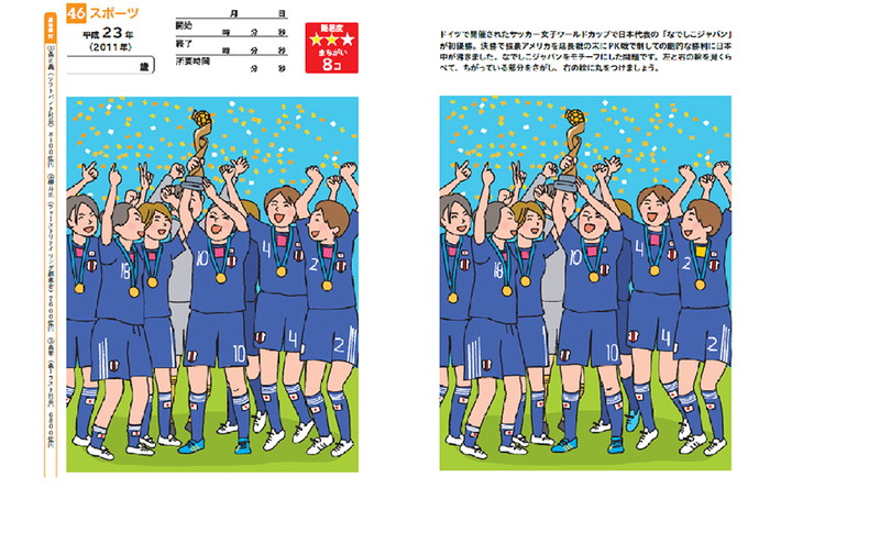 川島隆太教授の脳力を鍛えるまちがいさがし 昭和＆平成思い出し