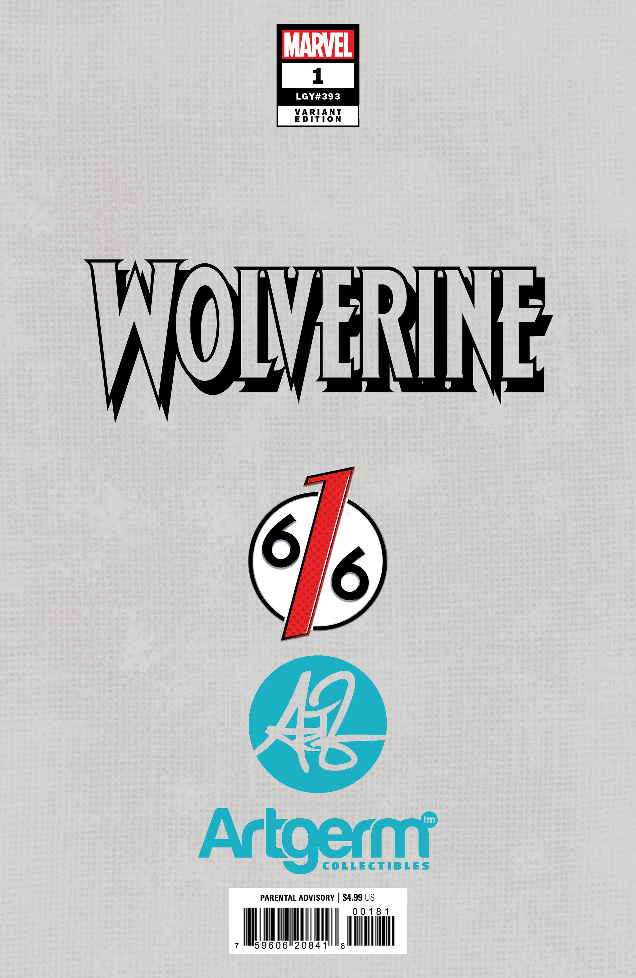 WOLVERINE #1 KENDRICK KUNKKA LIM 616 Virgin Variant LTD 1000 – The