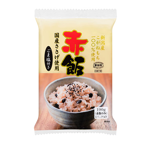 たかの 新潟産こがねもち赤飯190g | 【公式】銀座・新潟情報館 THE
