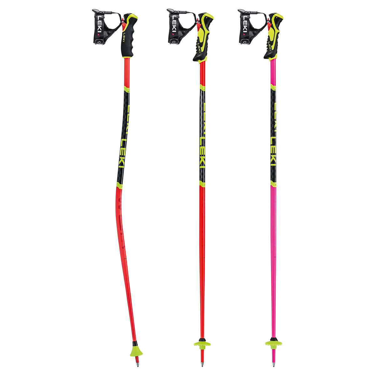 Leki WCR Lite 3D Junior Ski Racing Poles – GS & SL – Race Place