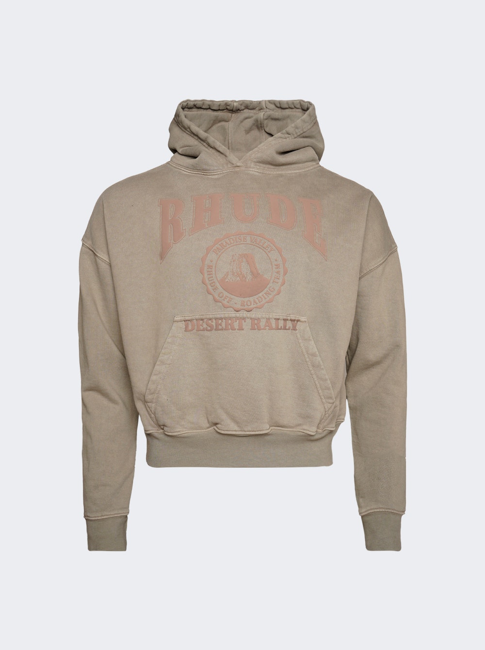 Cropped Desert Valley Hoodie Elephant Grey | The Webster