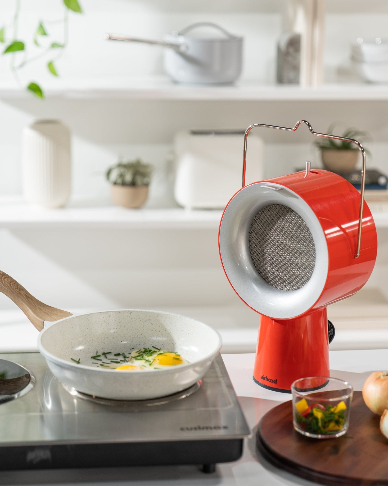 AirHood®| エアフード カドミウムオレンジ 有線タイプ【おうち焼肉に