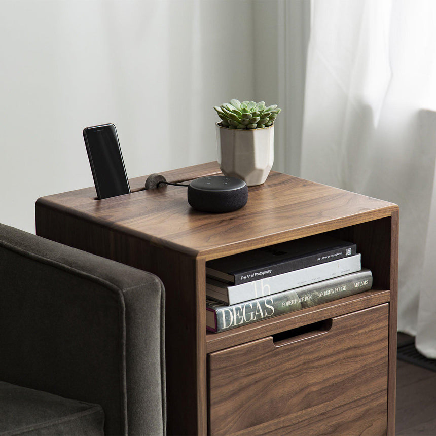 Modern Side Table - Walnut – ARTIFOX