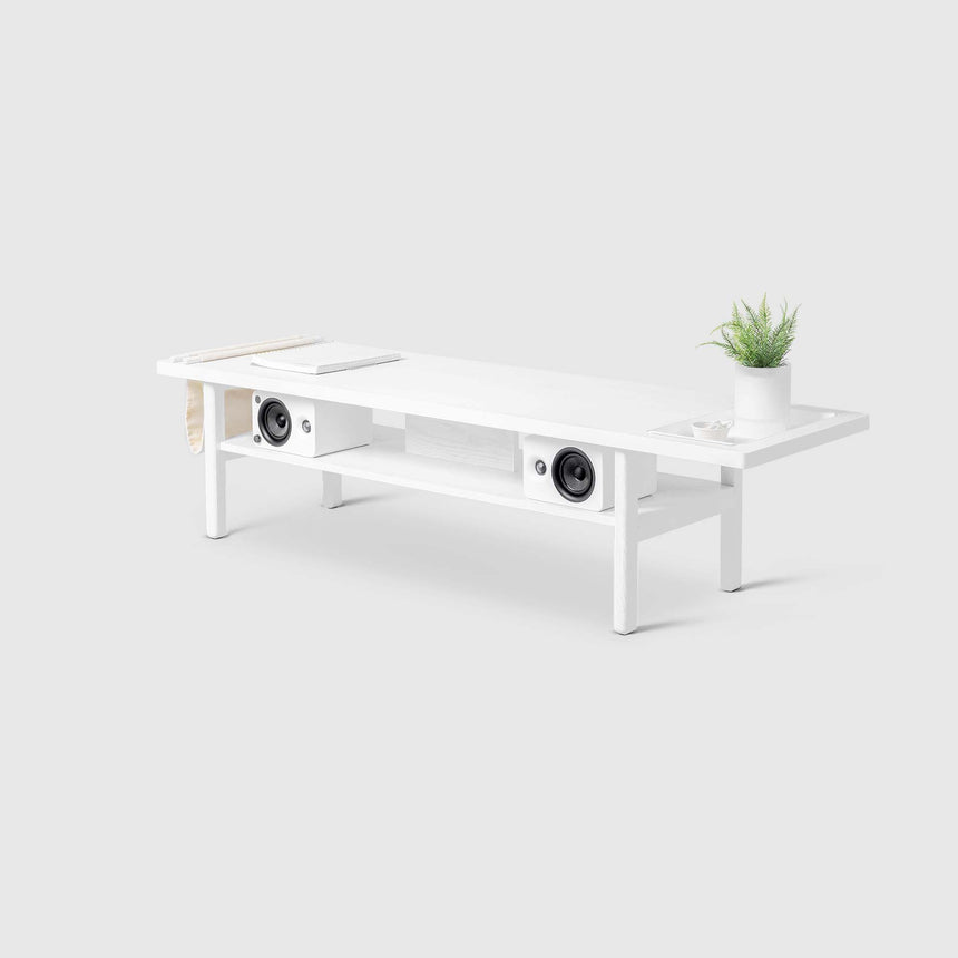Modern Bench - Whitewash Oak – ARTIFOX