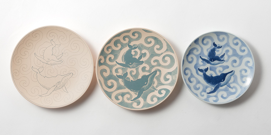 工芸WS〕光雲窯染付体験 絵皿製作 || THE COVER NIPPON