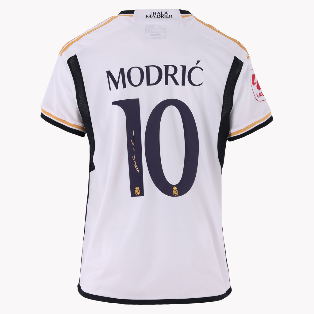 Modric Real Madrid Home 2022-2023 Signed Shirt: A Galáctico Gem