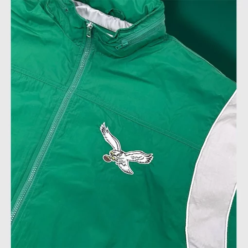 Eagles Kelly Green Authentic Full-Zip Sideline Jacket - Kelly Green