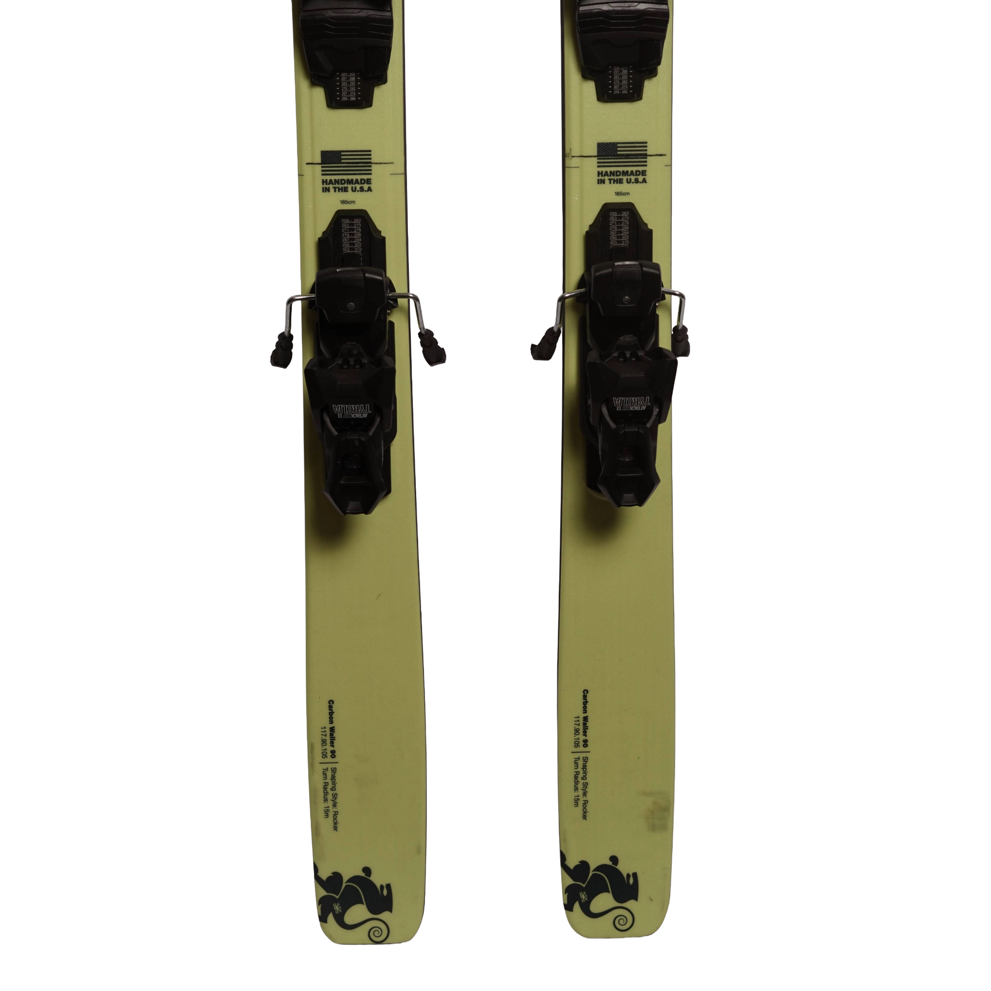 DPS Carbon Wailer 90 Skis + Tyrolia Attack LYT 13 Binding's
