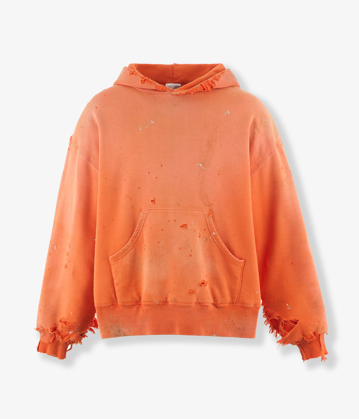 SAINT MICHAEL/BB_DBL FACE HOODIE/SAINT/ORANGE
