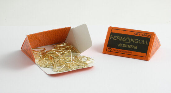 Zenith Corner Clips Stainless Steel Paper Clips | Made in Italy