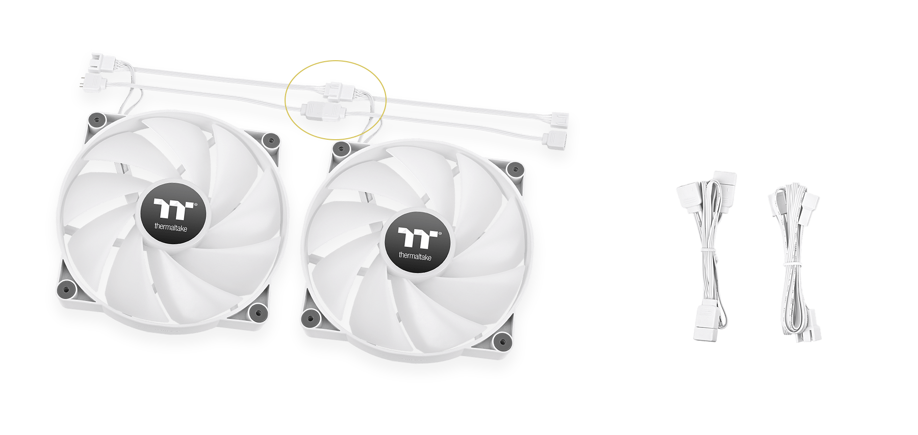 CT200 ARGB Sync PC Cooling Fan White (Single Fan Pack)