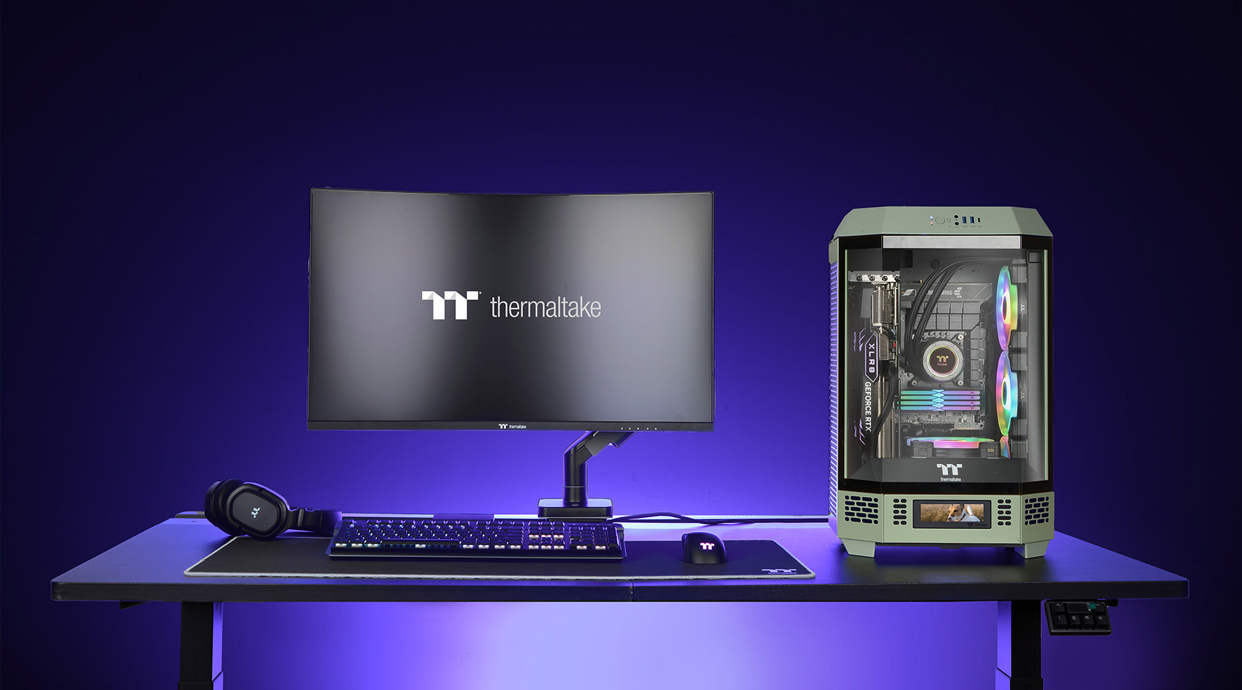 The Tower 300 Matcha Green Micro Tower Chassis