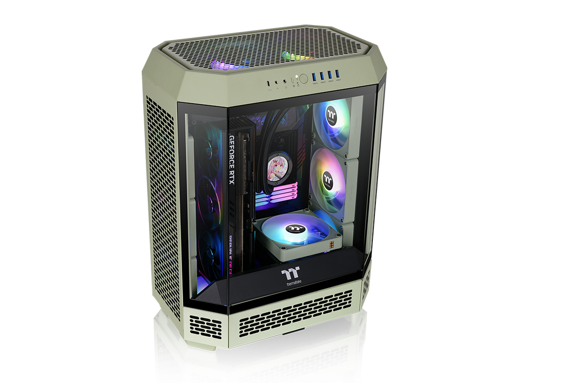 The Tower 600 Matcha Green Mid Tower Chassis