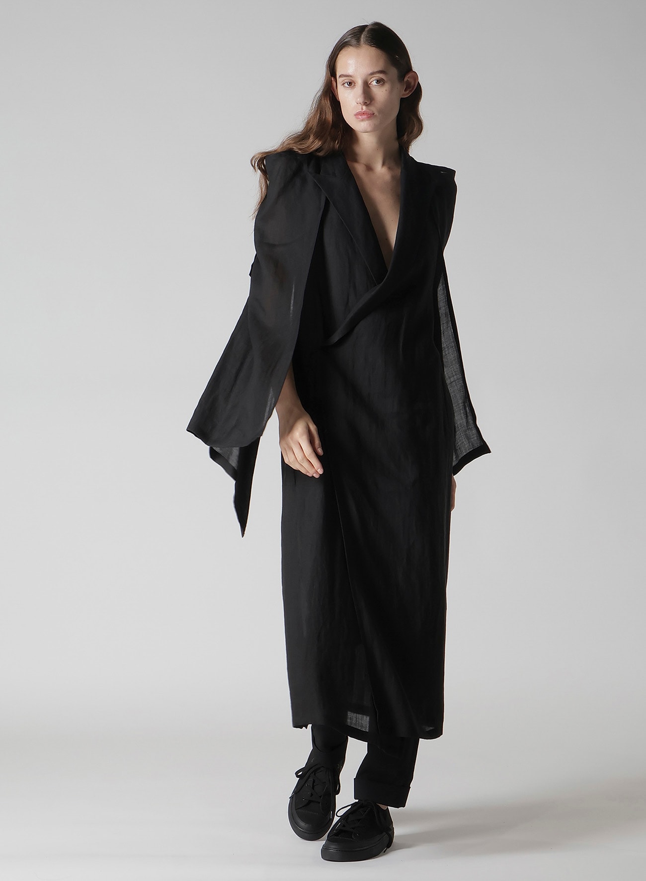 TWILL BOX SILHOUETTE COAT(XS Black): Vintage｜Special Price｜THE