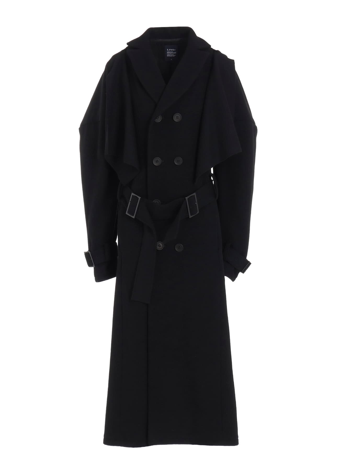WOOL MOSSER TRENCH COAT WITH BELT(S Black): Vintage｜Special Price